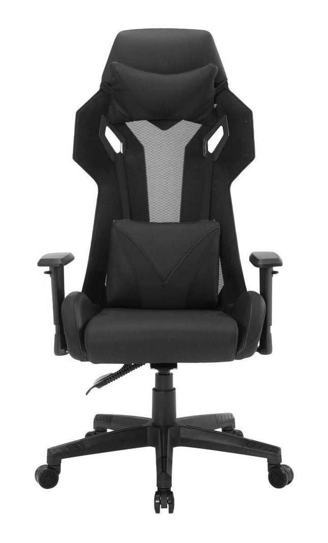 Žaidimų kėdė RACER CorpoComfort BX-5124 juoda – ergonomiška profesionali kėdė ilgoms darbo sesijoms BS