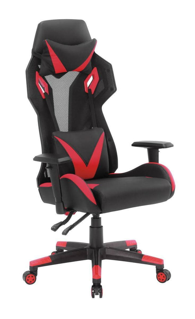 BS CorpoComfort BX-5124 RACER žaidimų kėdė raudona – ergonomiška sėdimoji vieta profesionaliam naudojimui