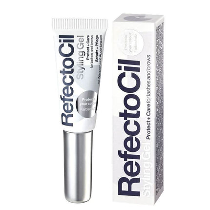 Styling gel tube and box for lashes and brows, RefectoCil, 9 ml conditioning product