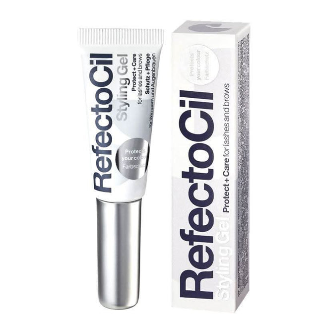 Styling gel tube and box for lashes and brows, RefectoCil, 9 ml conditioning product