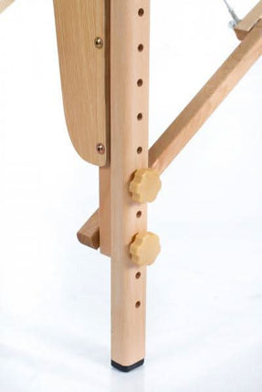 Mėlynai žalia masažo kušetė RESTPRO Classic-2 ergonomiška forma fizioterapijos procedūroms
