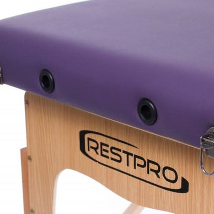 RESTPRO Classic-2 masažo gultas kirpykloms ir grožio salonams – aukšta apkrovos talpa