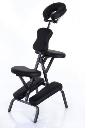 RESTPRO RELAX juoda profesionali masažo ir tatuiruotės kėdė salonui – ergonomiška ir stilinga
