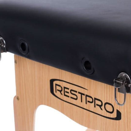 RESTPRO VIP 2 kušetė su aukštos kokybės eko oda – lengva valyti po procedūrų