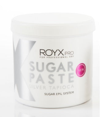 Royx Pro Silver Tapioca cukraus pasta 300g – profesionali depiliacijos priemonė salonams su tapiokos ekstraktu