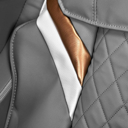 SAKURA Classic 802A White Grey masažinis krėslas estetika ir komfortas profesionaliems salonams