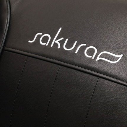 Juoda masažo kėdė Sakura grožio salonui – kokybiški baldai intensyviam naudojimui be papildomos priežiūros