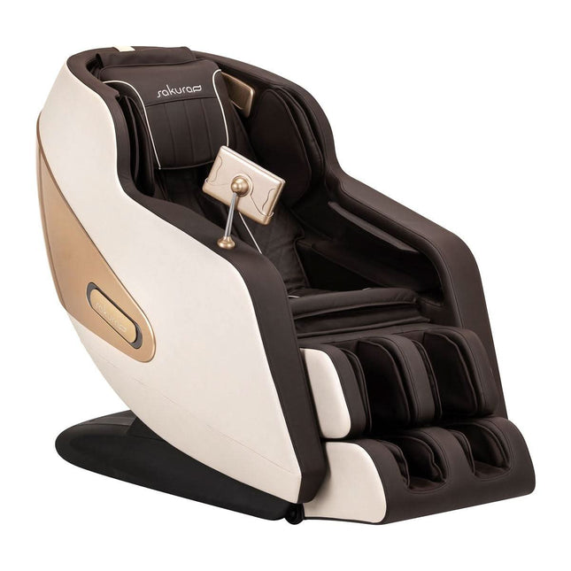 SAKURA Comfort Plus 806 ruda masažo kėdė baldai salonui su 4D technologija ir automatiniu kūno kalibravimo