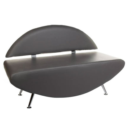 BS CARINI BD-6710 pilka salono laukiamojo sofa – ergonomiška ir stilinga klientų laukimo zona