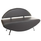BS CARINI BD-6710 pilka salono laukiamojo sofa – ergonomiška ir stilinga klientų laukimo zona