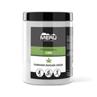 SARA BEAUTY MERU masažinis kremas su CBD 1000 ml – profesionalus relaksacinis kremas kosmetologiniams salonams