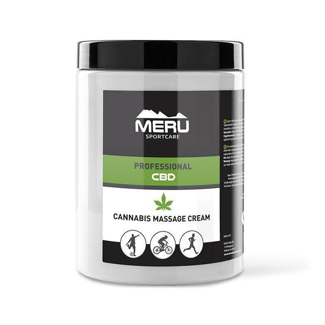 SARA BEAUTY MERU masažinis kremas su CBD 1000 ml – profesionalus relaksacinis kremas kosmetologiniams salonams