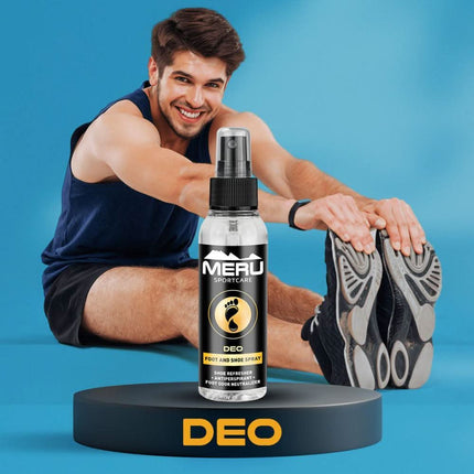 MERU citrusų dezodorantas pėdoms ir batams 100 ml – higienos priemonė grožio salonams ir pedikiūro kabinetams