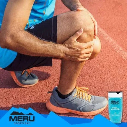 MERU 150 ml ICE JELLY vėsinantis kremas – intensyvus odos drėkinimas ir atšaldymo efektas po treniruočių