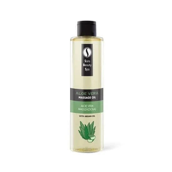 SARA BEAUTY SPA aloe vera masažo aliejus 250 ml – profesionalus drėkinamasis aliejus kūno masažui