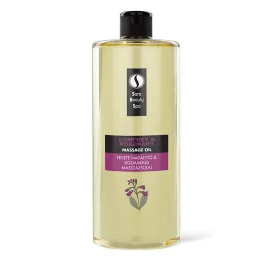 Sara Beauty Spa masažo aliejus Comfrey & Rosemary 250 ml – profesionalus kūno masažo aliejus salonams