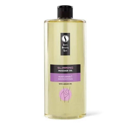 Sara Beauty Spa SLIMMING masažo aliejus lieknėjimui 1000 ml – profesionalus kūno formų korekcijos produktas salonams
