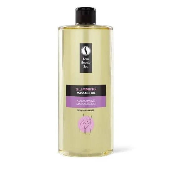 Sara Beauty Spa SLIMMING masažo aliejus lieknėjimui 1000 ml – profesionalus kūno formų korekcijos produktas salonams