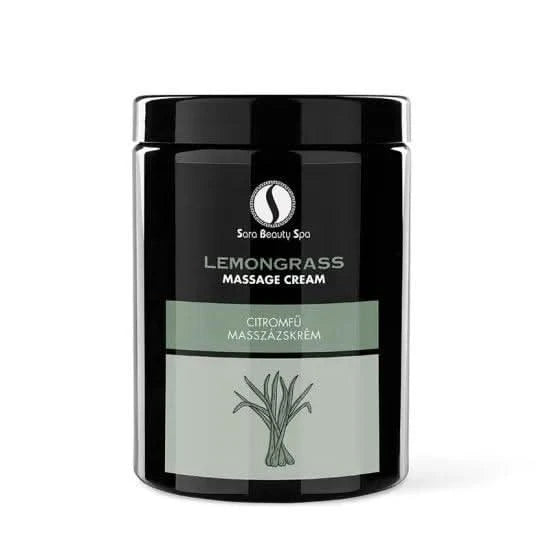 Sara Beauty Spa masažinis kremas Lemongrass 1000 ml – profesionalus kūno kremas masažui salonams
