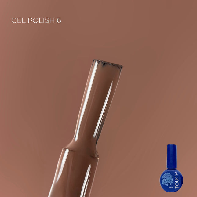 TOUCH Gel Polish gelinis lakas 06 9ml – ilgalaikis profesionalus gelinis lakas manikiūrui