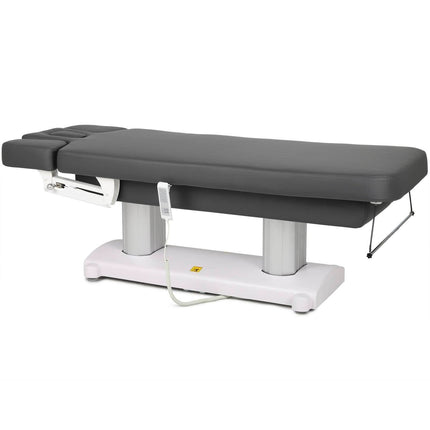 Elektrinė kosmetologinė lova K429 pilka – 4 variklių valdymas ir ergonomiška konstrukcija