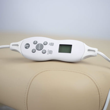 Habys THERMA TOP 70cm masažo stalas smėlio spalvos – švelnus Soft Touch paviršius procedūroms