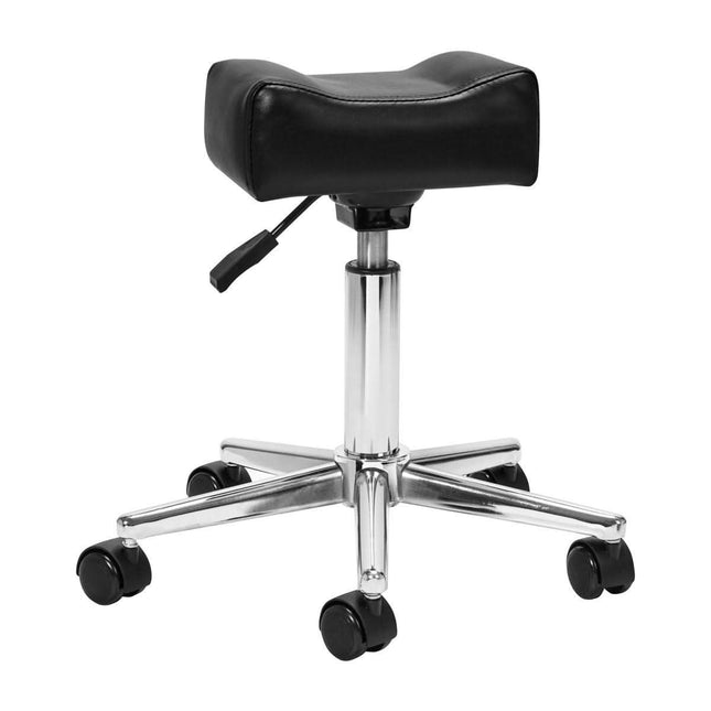 SILLON Bell mobilus pedikiūro pakojis juodas – ergonomiškas grožio salono baldas specialistams