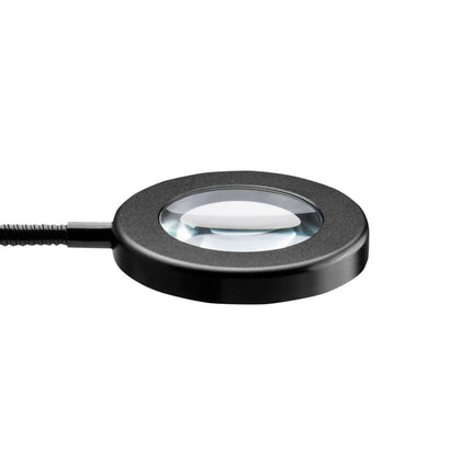 BeautyKit SNAKE RING LED stalinis šviestuvas lankstus kaklelis tiksli šviesa gelinio manikiūro procedūroms