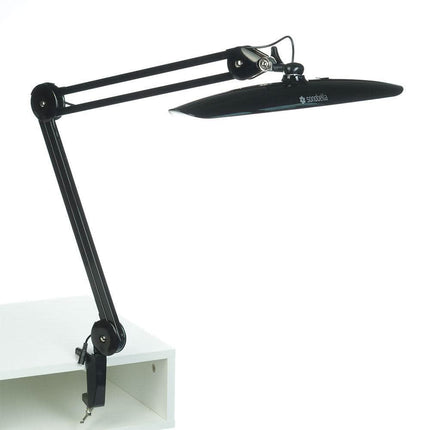 Stalinė LED lempa SONOBELLA BSL-01 CLIP 24W juoda – profesionali clip tvirtinimo sistema stalui grožio salonams