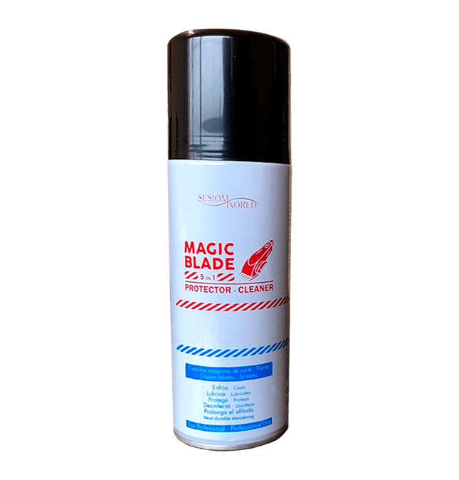 BeautyKit MAGIC BLADE 5in1 kirpimo peiliukų priežiūros purškalas 400ml – profesionalus valiklis, tepalas ir apsauga kirpykloms