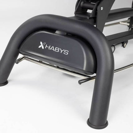 Habys AGILA 2 pilkas masažo stalas su Soft Touch apmušalu – idealus reabilitacijos kabinetui
