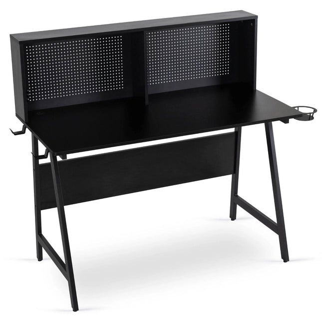 Mebel Elite ROLL juodas 138,5 cm manikiūro ir grožio salono stalas profesionaliam darbui