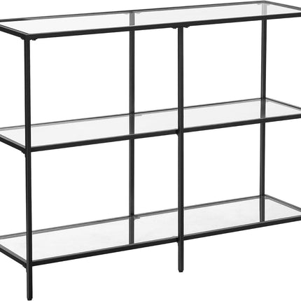 Hurtmeblowy LGT027B01 stiklinė konsolė su lentynomis – elegantiška salone ekspozicijai