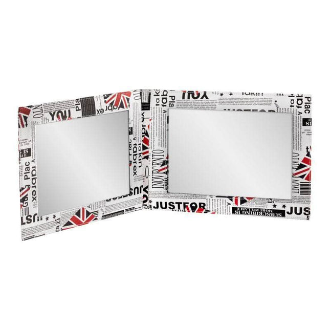 BeautyKit sulankstomas kirpyklos veidrodis Q-33 UK – dvigubas baldų elementas kirpyklai rezultatui demonstruoti