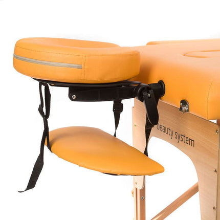 BS-523 sulankstomas stalas masažui – reguliuojamas aukštis ir ergonomiška konstrukcija terapeutui