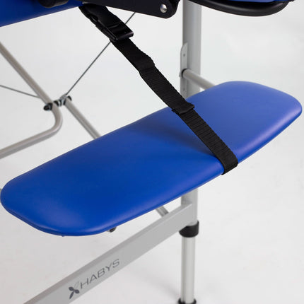 Habys Vinyl Flex K012 masažo gultas – ergonomiška forma ir reguliuojamas aukštis kosmetologiniams procedūroms