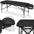Habys SMART Vinyl Flex sulankstomas masažo stalas 70 cm K015 juodas – profesionalus kosmetologinis baldas salonui