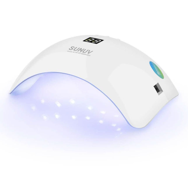 SUNUV SUN8 48W UV/LED nagų lempa su 21 LED diodu ir LCD ekranu profesionaliam gelinio lako džiovinimui