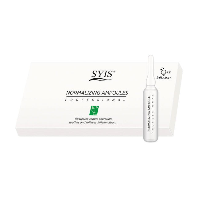 SYIS normalizuojančios ampulės su pantenoliu ir cinku 10x3 ml – riebalinei, jautriai ir sudirgusiai odai