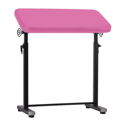 PRO INK 718 PINK rožinis tatuiruočių porankis profesionaliam tatuiruočių salonui, reguliuojamas aukštis 68–111 cm