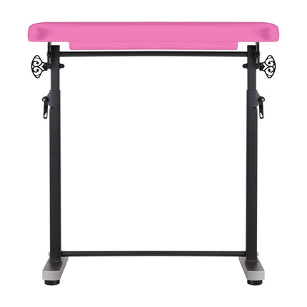 PRO INK 718 PINK tatuiruočių baldas su reguliuojamu pasvirimu meistro tikslumui
