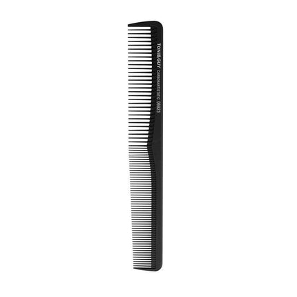 TONI&GUY antistatinės joninės kirpimo šukos 06923, 17,5 cm – anglies ir turmalino pluošto, kirpyklai