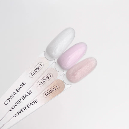 TOUCH Gloss 1 kamufliažinė bazė manikiūrui – blizgi danga su maskuojančiu efektu, 13ml