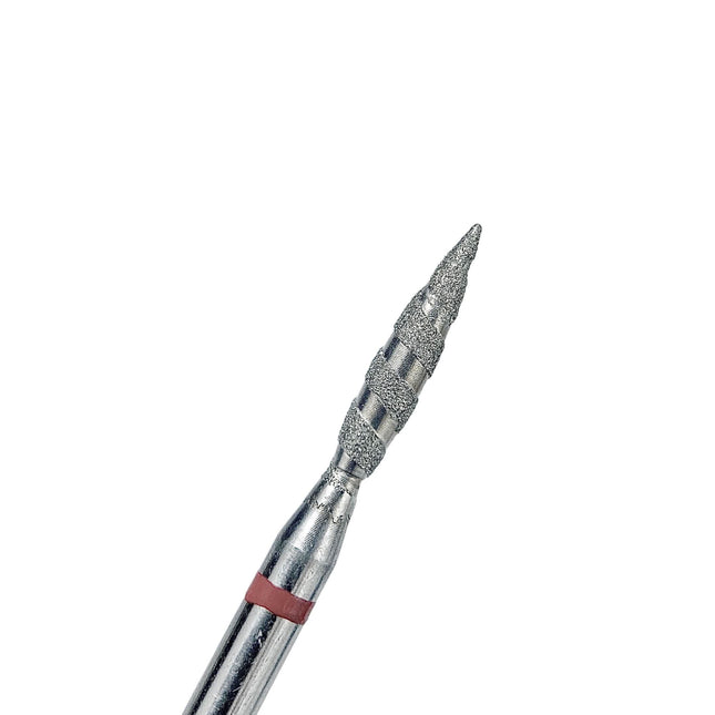 TOUCH Deimantinis spiralinis antgalis RED 2.1MM - Beauty Kit