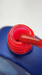 TOUCH Neon Base elastinga kamufliažinė bazė 1 13ml – profesionali neoninė bazė manikiūrui su kamufliažiniu efektu