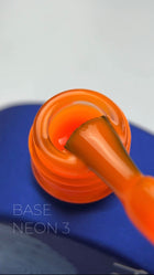 TOUCH Neon Base elastinga kamufliažinė bazė Nr. 3 13ml – profesionali neono atspalvio bazė manikiūrui