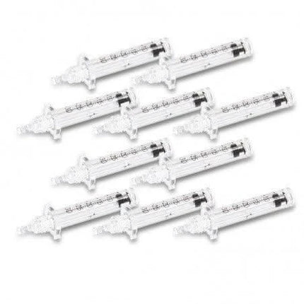 BeautyKit pakaitinės ampulės mezoterapijos aparatui be adatų – 0,3 ml talpa, higieniška dozavimo sistema, 10 vnt
