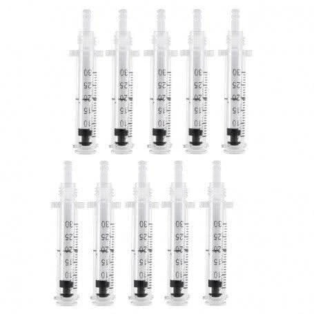 BeautyKit tuščios ampulės 0,3 ml hialurono beadatinių injekcijų prietaisui, 10 vnt – kosmetologinėms procedūroms