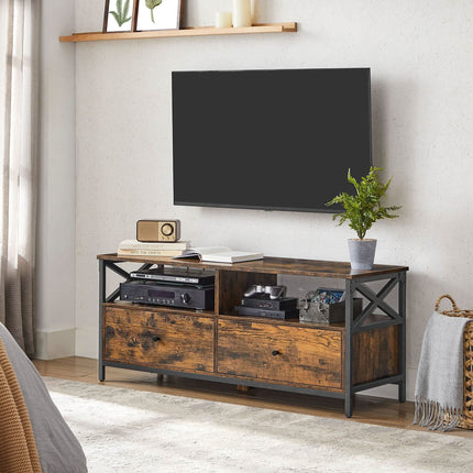 Modernus TV baldas LTV300B01V1 su erdviais stalčiais daiktų laikymui