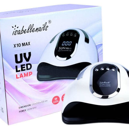 Isabelle SUN X10 MAX UV/LED nagų lempa 280W profesionaliam gelinio lako kietinimui salone